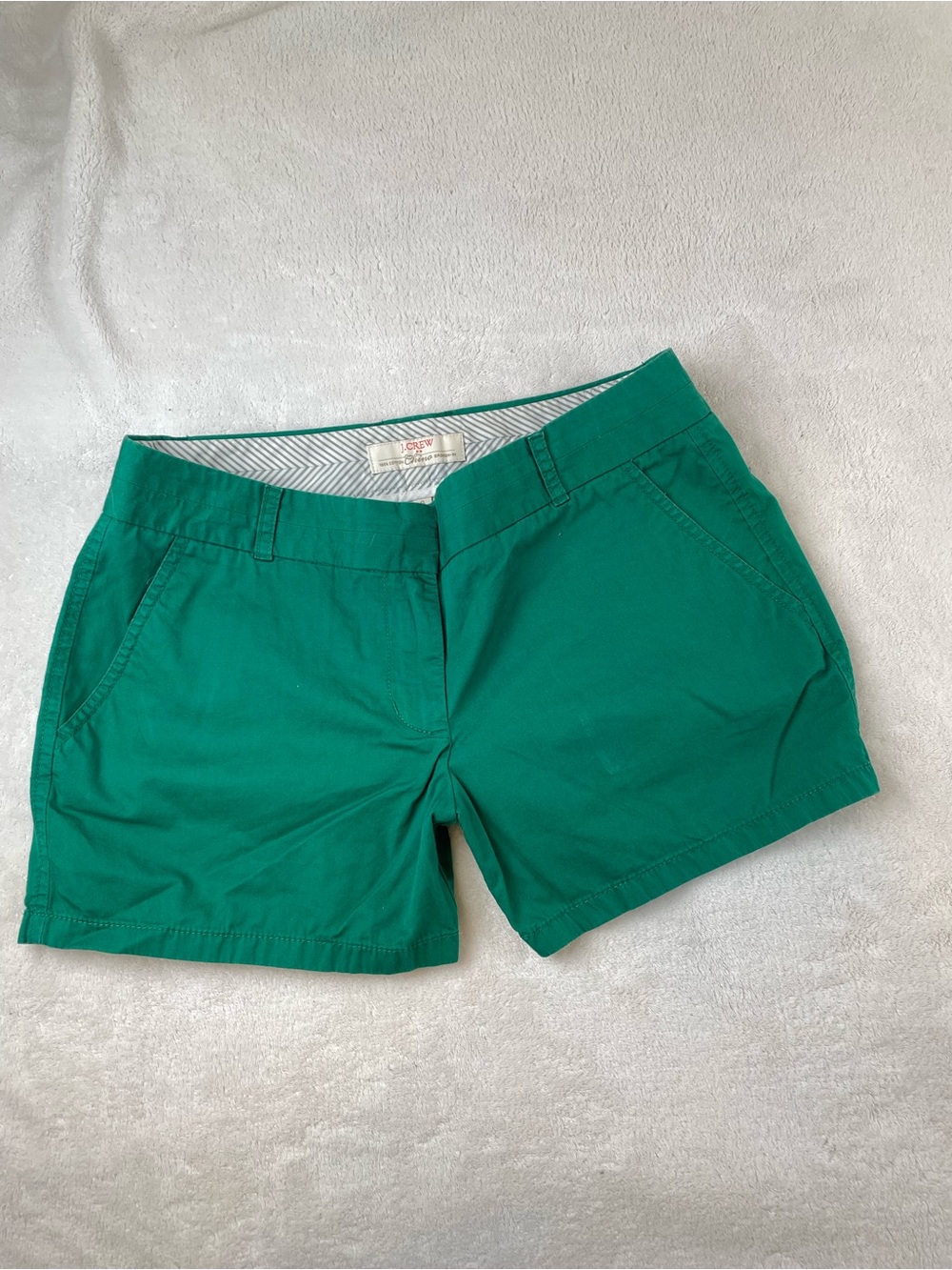 J. Crew Emerald Green Women's Chino Shorts